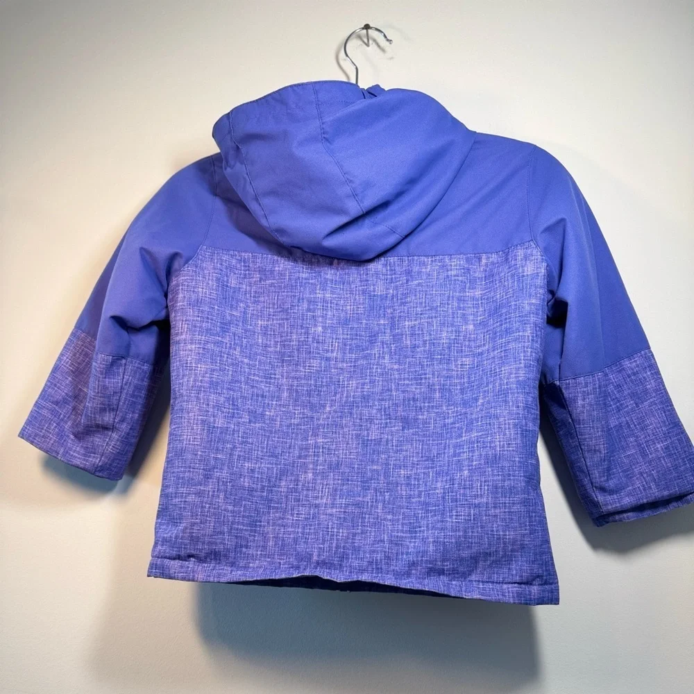 Swiss Tech Kids Waterproof Purple Girls Hooded Coat size 5T